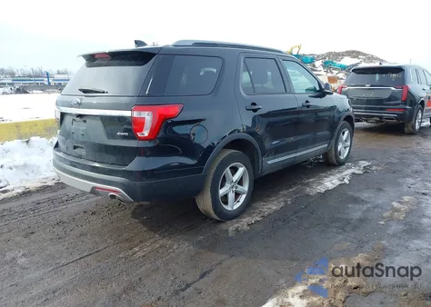 2016 Ford Explorer Xlt z USA, uszkodzony, nr VIN 1FM5K8D86GGC52847